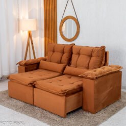 Sofá Retrátil Reclinável Grécia Sem Caixa 2,00m RF