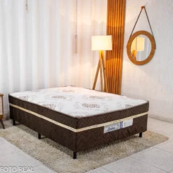 Cama Box Casal Livina Molas Ensacadas RF