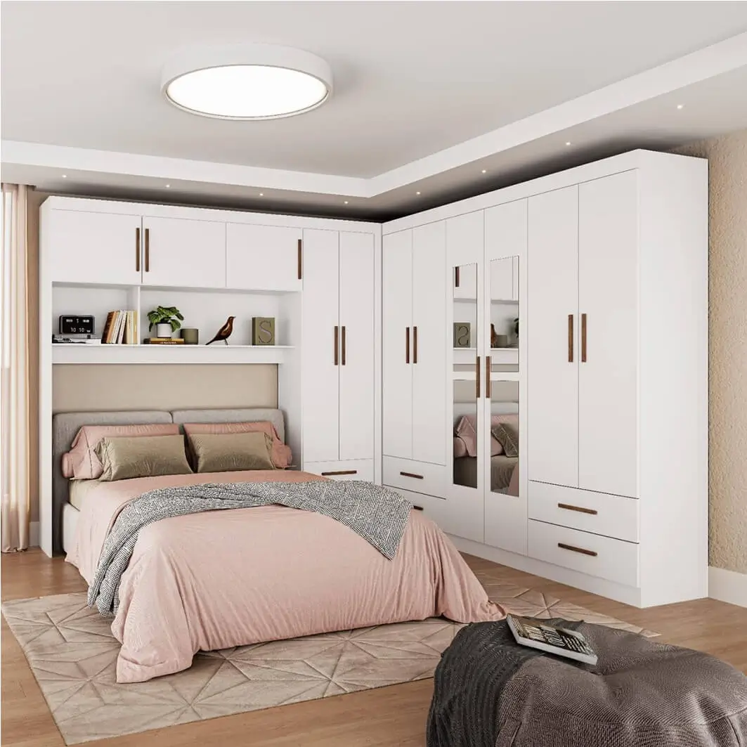 Guarda-Roupa-Modulado-Carioca-Hercules-Casal-11-Portas-6-Gavetas-e-Espelho-Branco