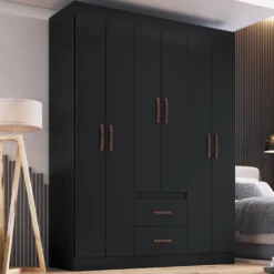 Guarda Roupa Montevidéu 6 Portas e 2 Gavetas Prm