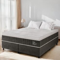 Colchão Queen Terapêutico Massageador Titan D28 + Base Box Queen TD