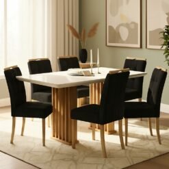 Mesa Munique com 6 Cadeiras TD