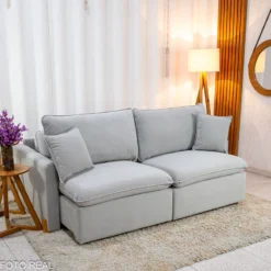 Sofá Retrátil Luma 2.00m Veludo Premium Sem Caixa RF