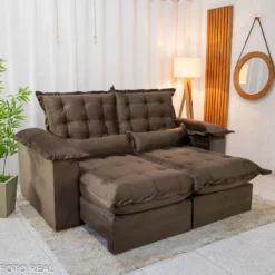 Sofá Retrátil Reclinável Maldivas 2.10m RF