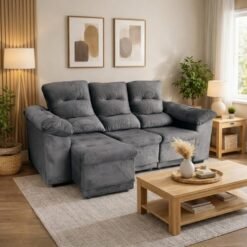 Sofá Retrátil e Reclinável Dinamarca 2,10m TD